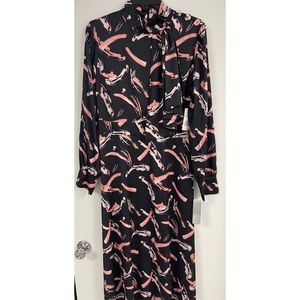 Alexia Admor midi print dress, brand new with tags! Size 8, never worn.